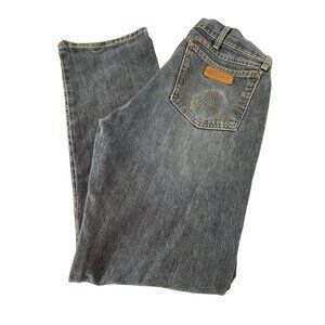 Wrangler Retro Slim Boot Jeans Mens 32 x 32 Blue Denim Pockets